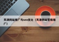天津网站推广与seo优化（天津网站营销推广）